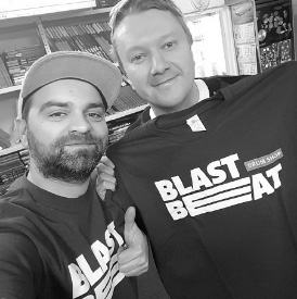 Логотип магазина Blastbeat футболка Маранин